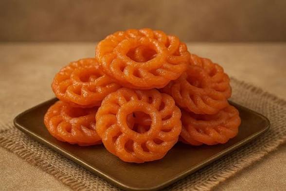 Traditional Indian Jalebi – Crispy Sweet