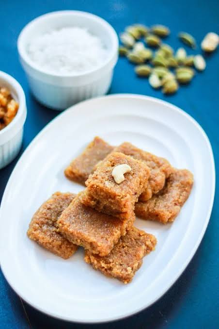 Traditional Coconut Barfi – South Indian Sweet